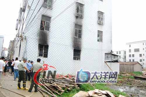 汕頭一內衣廠發生火災 造成13人死亡