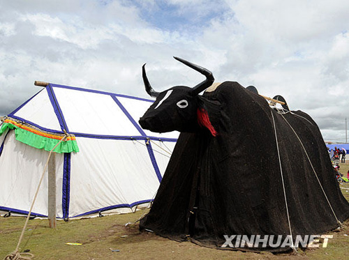 多彩的藏北牧區帳篷[組圖]